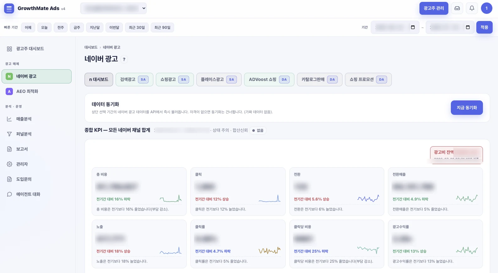 GrowthMate · 네이버 KPI